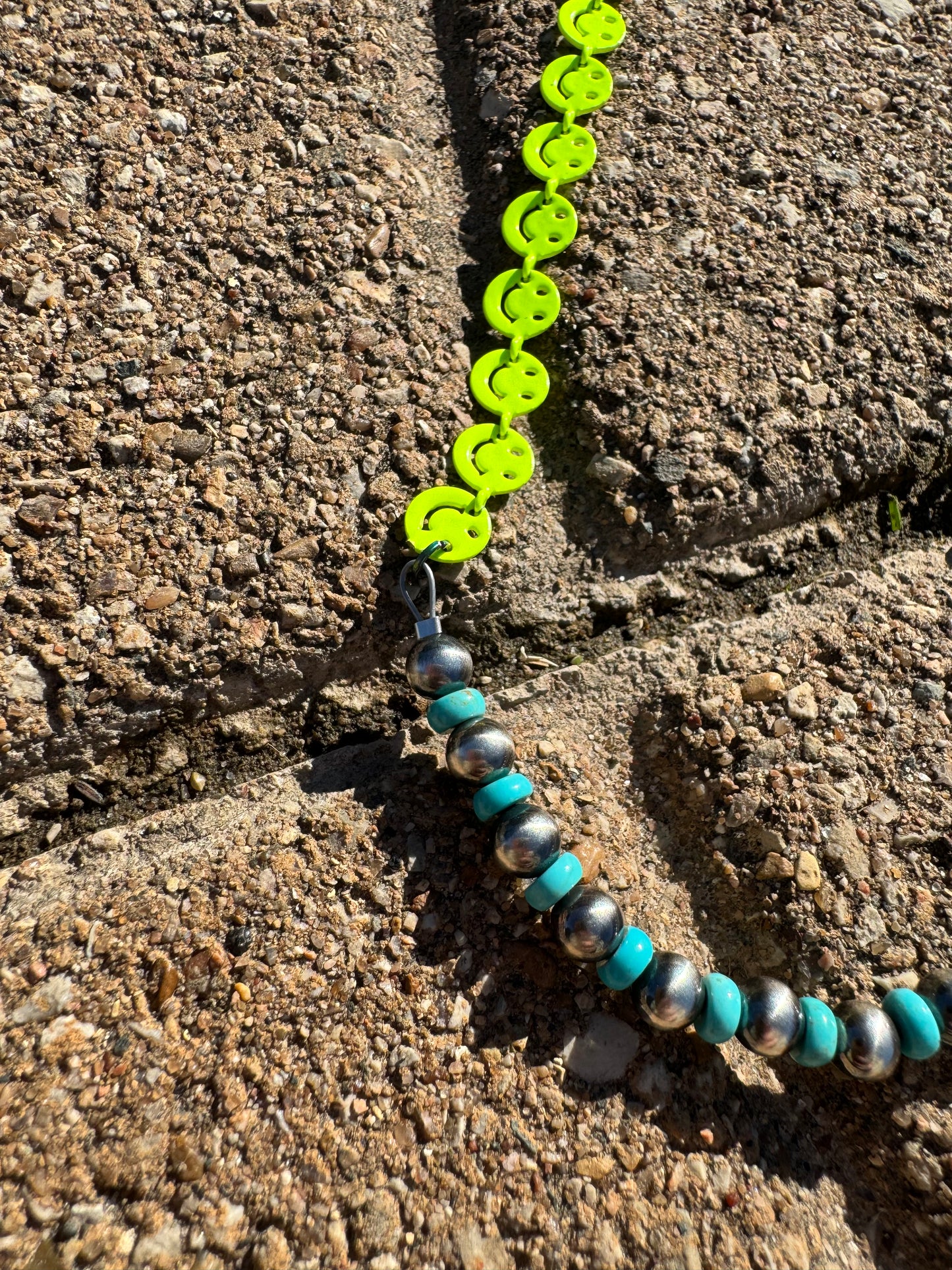 Funky Lisa Smiley Necklace