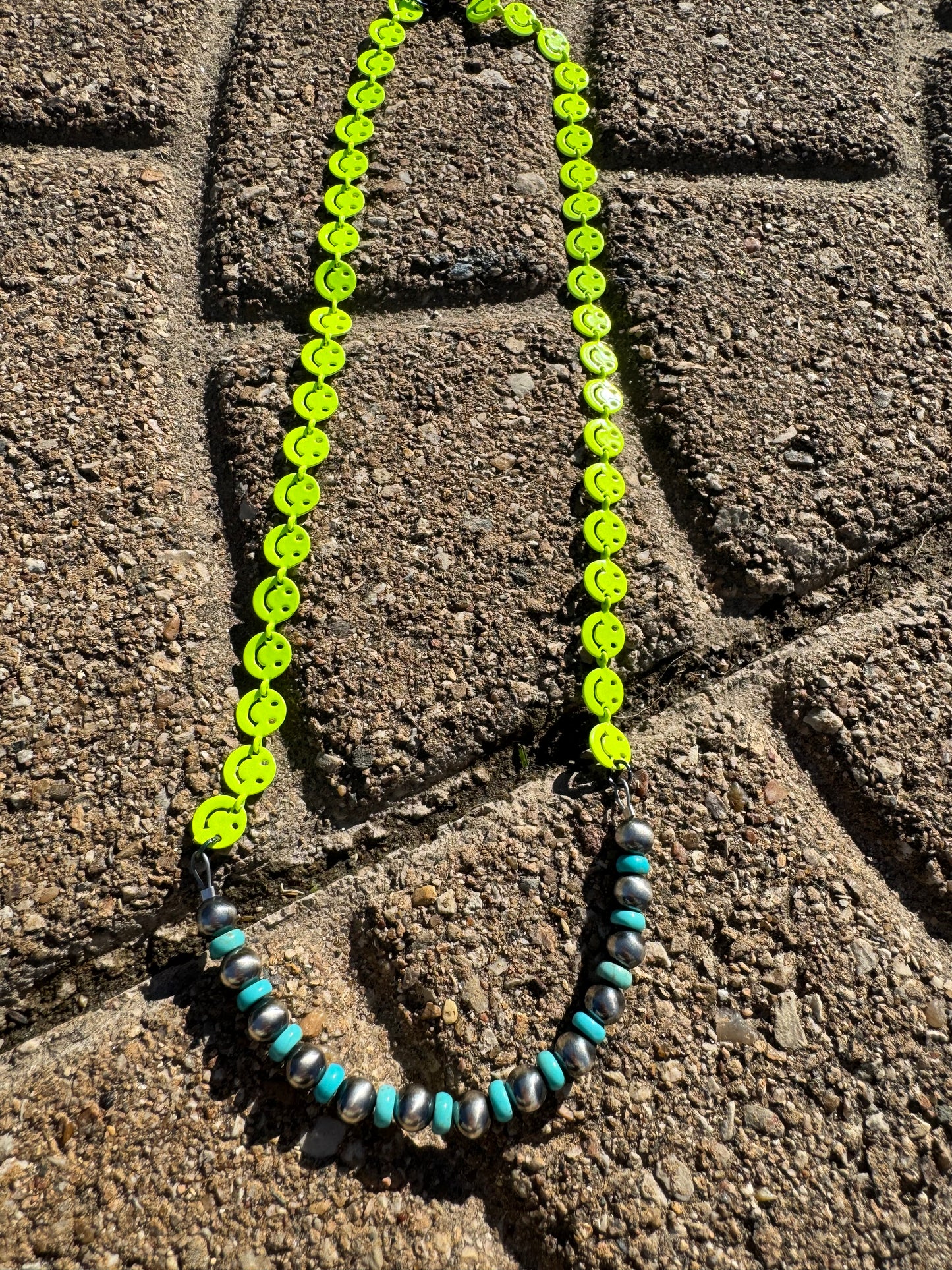 Funky Lisa Smiley Necklace