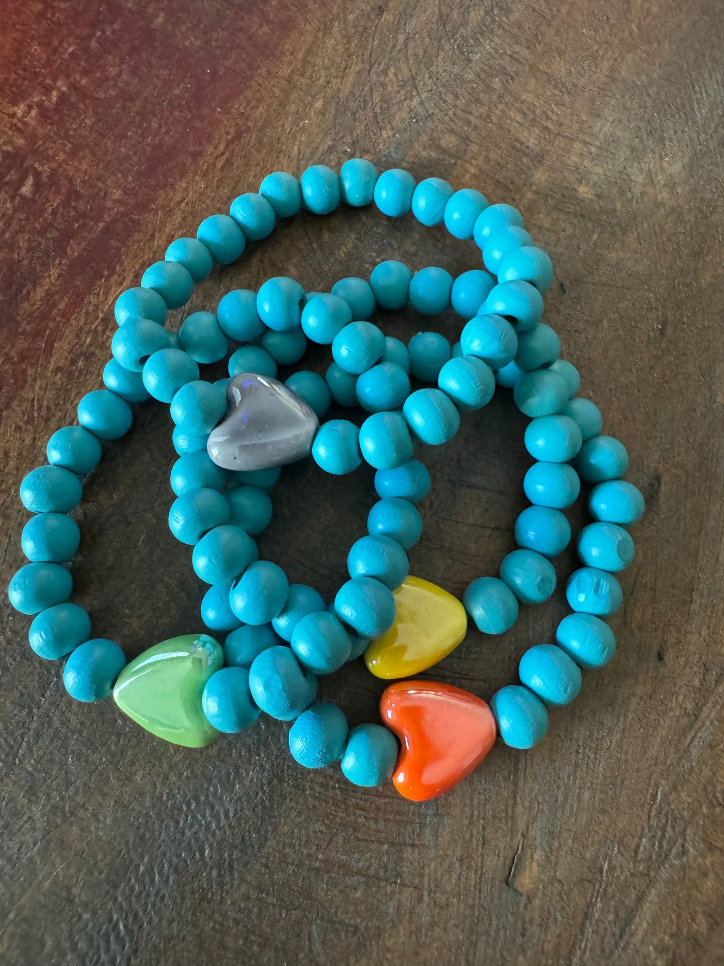 Chunky Love Bracelet- Turquoise