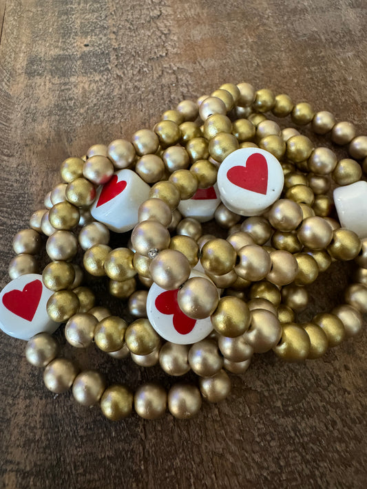 Chunky Love Bracelet - Gold