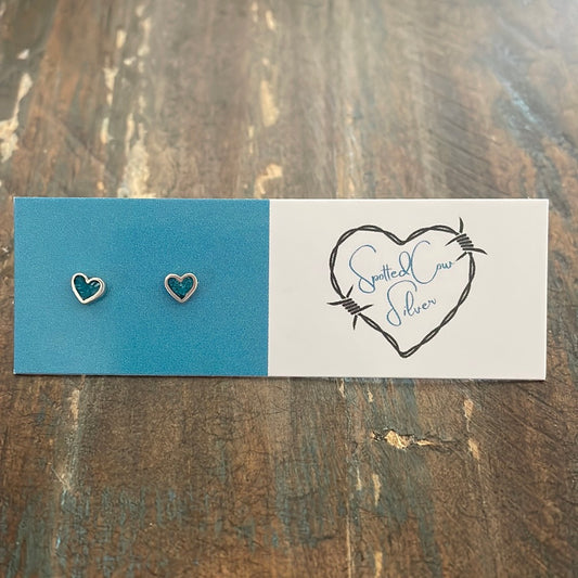 Tiny Hearts Studs